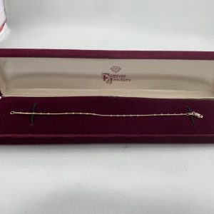 Silver Beaded Accent Bracelet