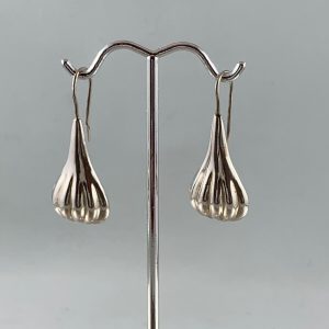 Elegant Silver Teardrop Earrings