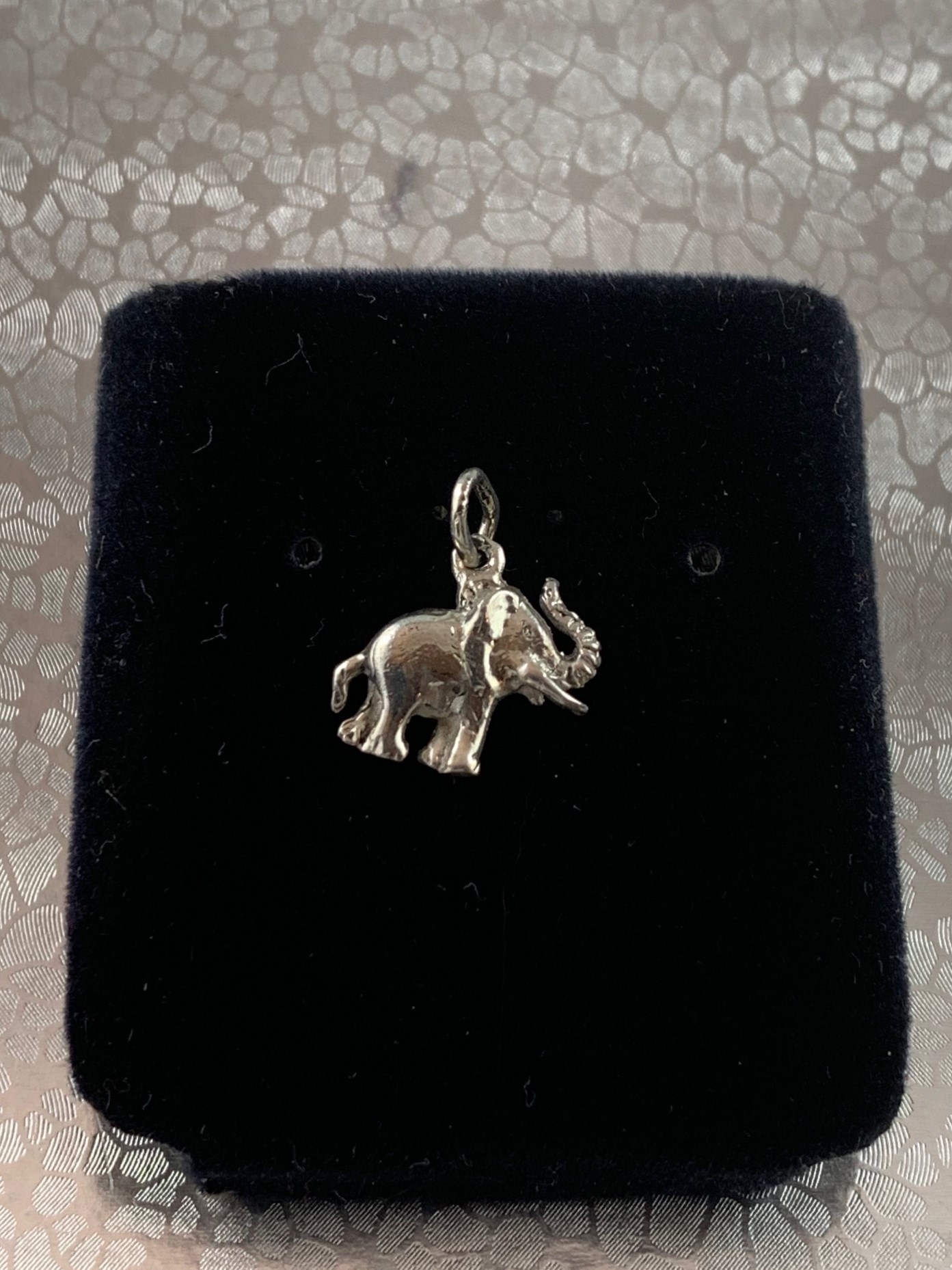 Festive Sterling Silver Elephant