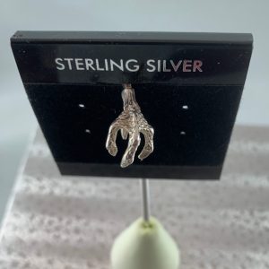 Eagle Claw Silver Pendant