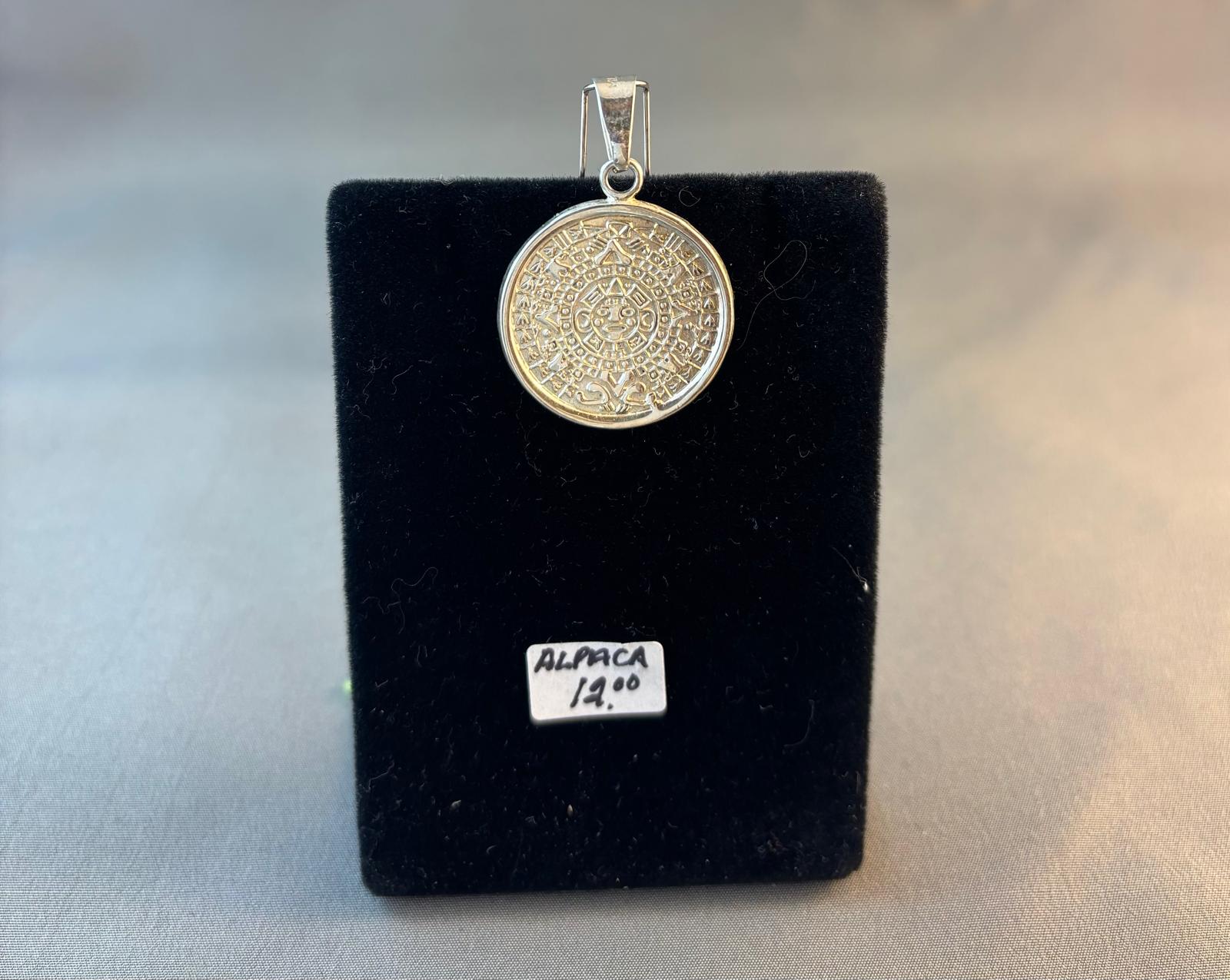 Circular Alpaca Pendant