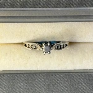 Classic All-Silver Solitaire Ring