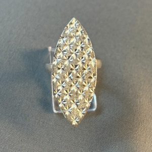Marquise Statement Silver Ring