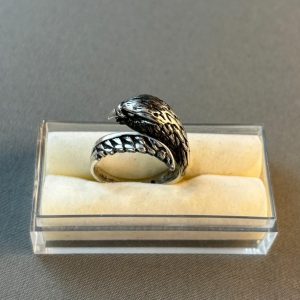 Silver Eagle Wrap Ring