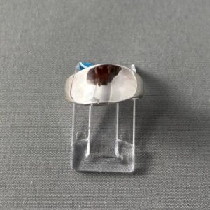 Sleek Polished Silver Band