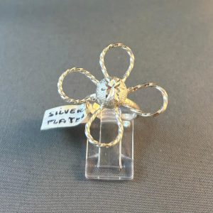 Silver-Plated Alpaca Flower Ring