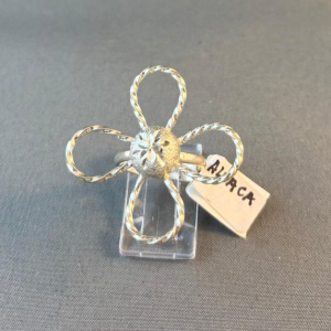 Silver-Plated Alpaca Flower Ring